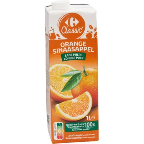 Jus d'orange sans pulpe CARREFOUR CLASSIC