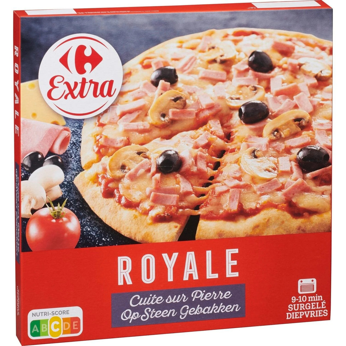 CARREFOUR Pizza Royale Cuite au Four à Pierre Surgelée 400 g