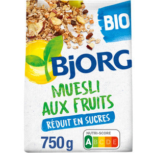 BJORG Muesli aux Fruits 750 g