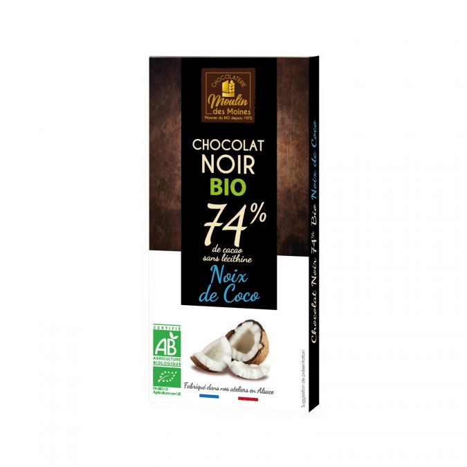 BANTOO Mix Chocolat Noir et Noix de Coco 100g