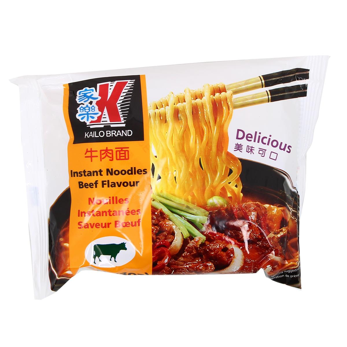 KAILO Nouilles Instantanées Saveur Bœuf 85 g