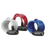 Cable antivol en spiral 1,80m x 8 mm MASTERLOCK