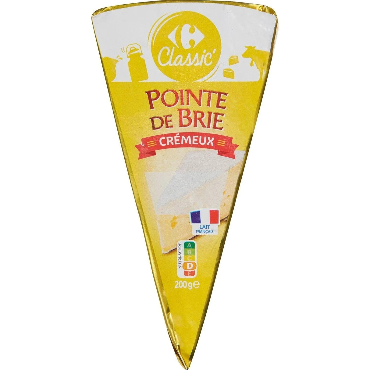 CARREFOUR Pointe de Brie 60% MG 200g