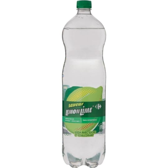 Soda saveur lemon Lime CARREFOUR