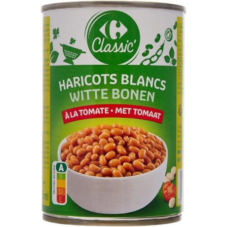 Haricots blancs à la tomate CARREFOUR CLASSIC