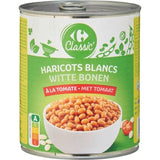 Haricots blancs à la tomate CARREFOUR CLASSIC