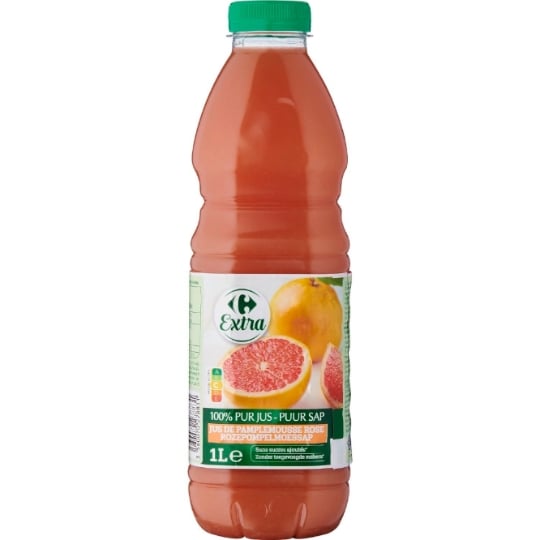 Jus de pamplemousse 100% pur jus CARREFOUR EXTRA