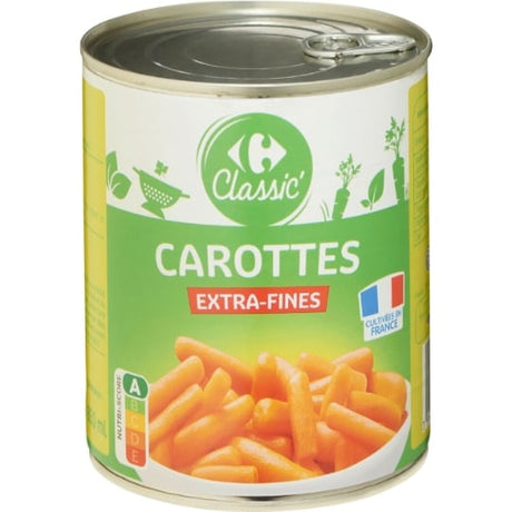 Carottes extra fines CARREFOUR CLASSIC