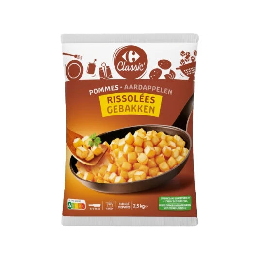 CARREFOUR Pommes de Terre Rissolées 2,5 kg