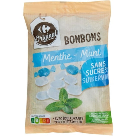 Bonbons menthe sans sucres CARREFOUR