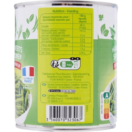 Haricots verts extra-fins CARREFOUR CLASSIC