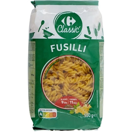 Pâtes Fusilli CARREFOUR CLASSIC