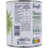 Haricots verts très fins SIMPL