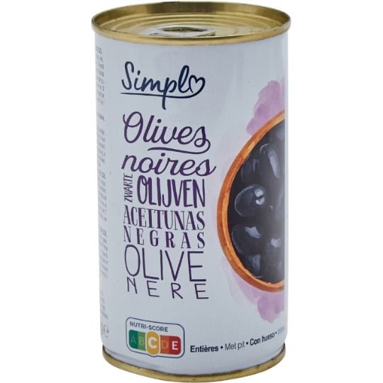 Olives noires entières SIMPL