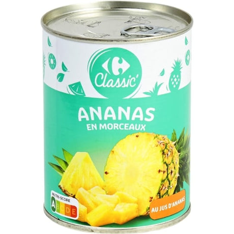 Fruits au sirop ananas en morceaux CARREFOUR CLASSIC