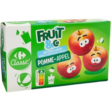 Compotes pomme sans sucres ajoutés CARREFOUR CLASSIC