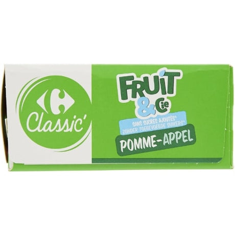 Compotes pomme sans sucres ajoutés CARREFOUR CLASSIC