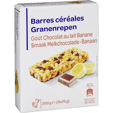 CARREFOUR Barres Céréalières Chocolat au Lait & Banane 200 g