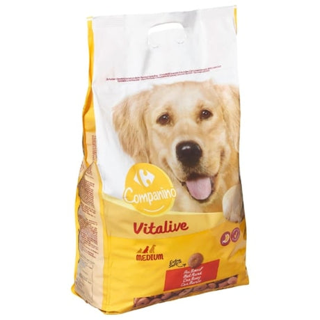 Croquettes pour chien Adulte medium au bœuf CARREFOUR COMPANINO