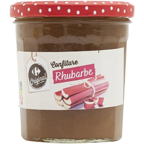 Confiture rhubarbe CARREFOUR ORIGINAL