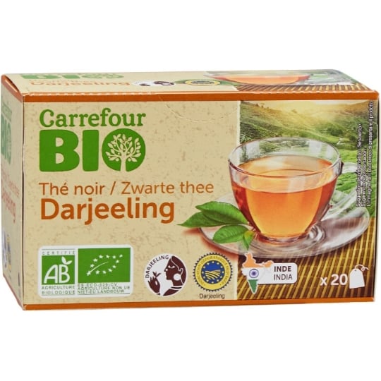 Thé noir darjeeling Bio CARREFOUR BIO