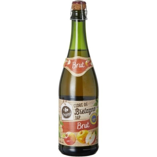 Cidre Bretagne IGP brut CARREFOUR ORIGINAL