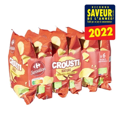 Chips Crousti nature CARREFOUR SENSATION