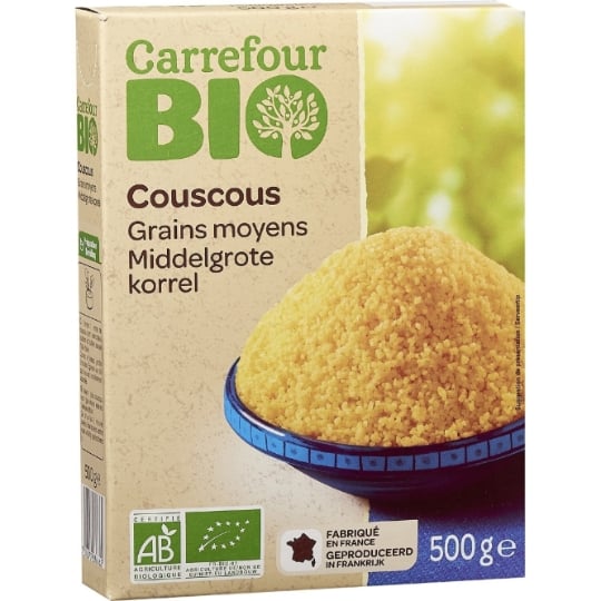 Couscous grains moyens Bio CARREFOUR BIO