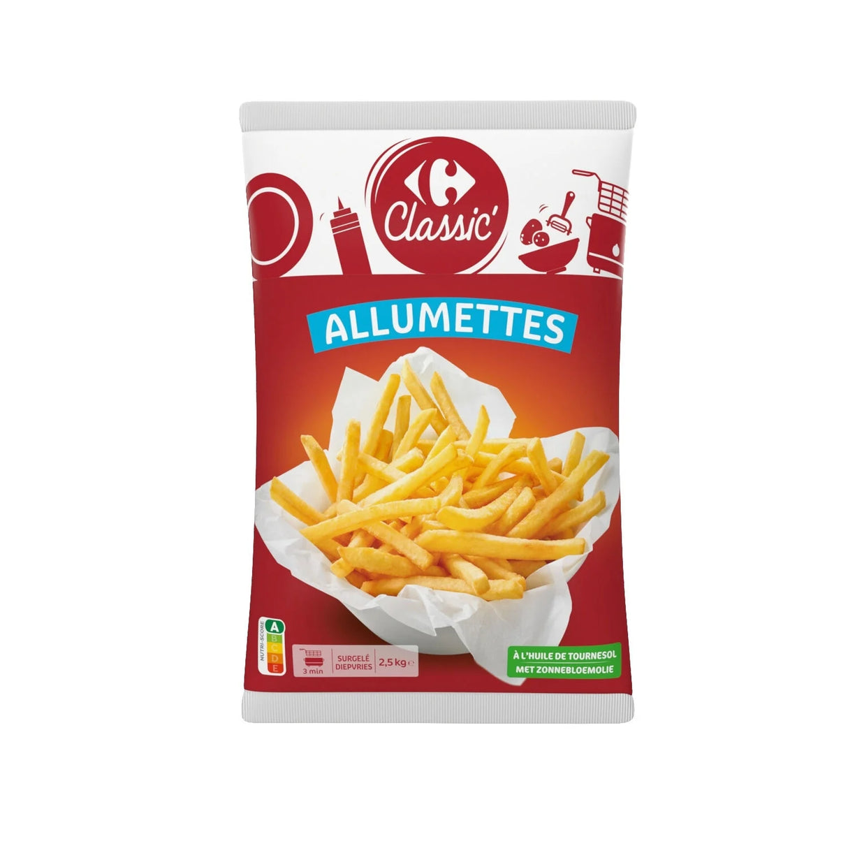 CARREFOUR CLASSIC Pommes Allumettes 6/6 1 kg