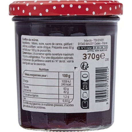 Confiture mûres CARREFOUR ORIGINAL