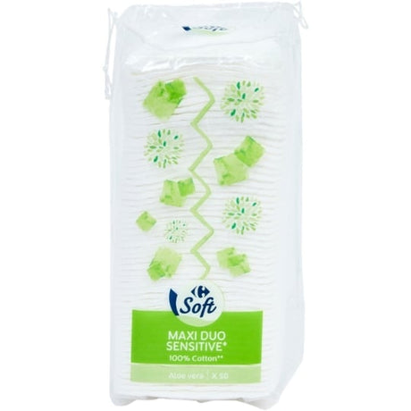 Coton maxi duo Aloé véra CARREFOUR SOFT