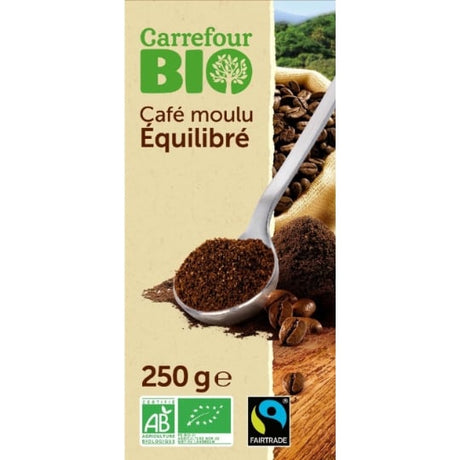 Café moulu équilibré Bio CARREFOUR BIO