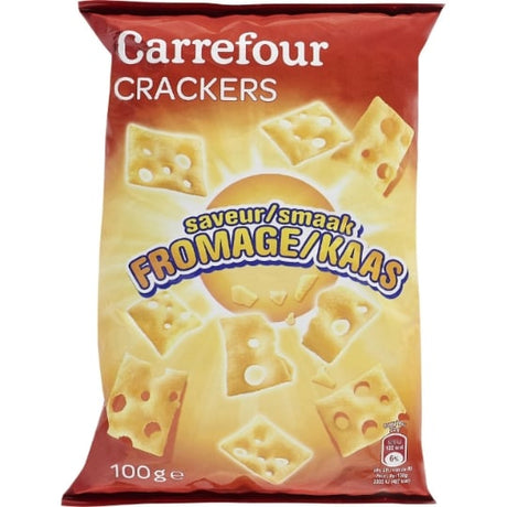 Biscuits apéritifs Crackers fromage CARREFOUR