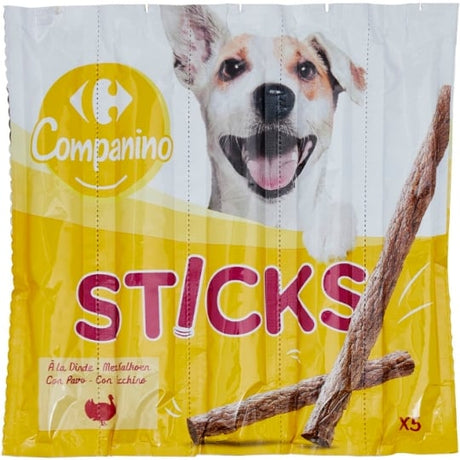 Récompense pour chien Sticks à la dinde CARREFOUR COMPANINO