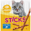 Friandise pour chat sticks au saumon CARREFOUR COMPANINO