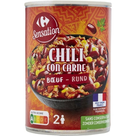 Plat cuisiné Chili con Carne CARREFOUR SENSATION