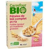 Céréales pétales blé complet/riz Bio CARREFOUR BIO