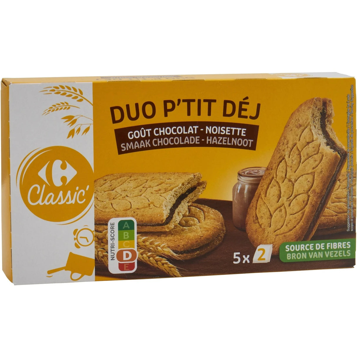 CARREFOUR Biscuits Fourrés aux Céréales 253 g