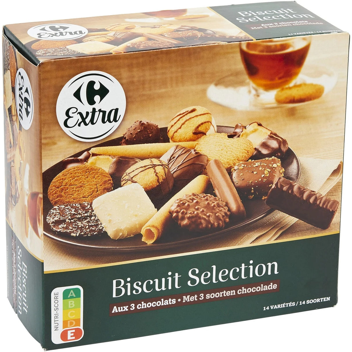 CARREFOUR Assortiment Biscuits 3 Chocolats 750 g