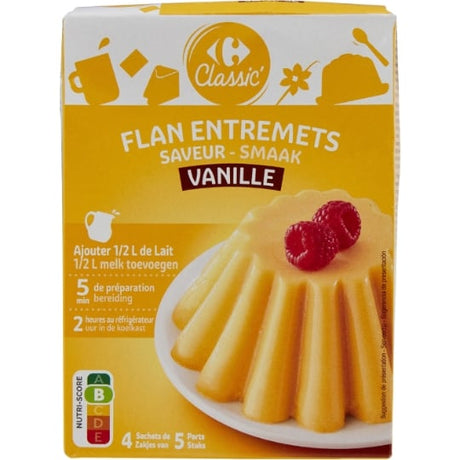 Préparation dessert flan vanille CARREFOUR CLASSIC