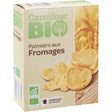 Biscuits apéritifs palmiers aux fromages CARREFOUR BIO