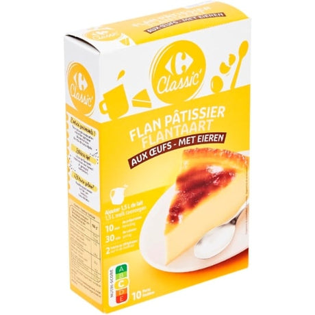 Préparation dessert flan pâtissier CARREFOUR CLASSIC