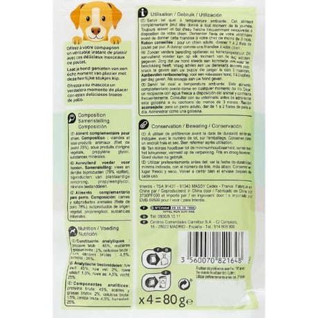 Récompense pour chien filet de poulet CARREFOUR