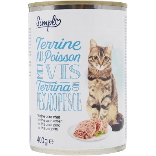 Pâtée pour chat au poisson SIMPL