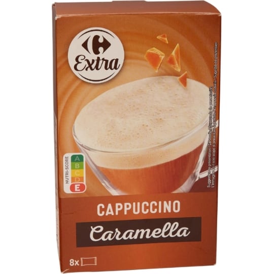 Cappuccino sticks goût caramel CARREFOUR EXTRA