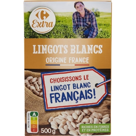 Haricots lingots blancs CARREFOUR