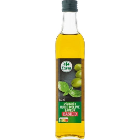 Spécialité d'huile d'olive saveur basilic CARREFOUR EXTRA