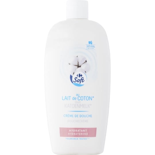 Gel Douche au lait de coton CARREFOUR SOFT