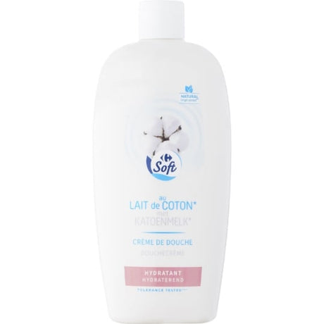 Gel Douche au lait de coton CARREFOUR SOFT