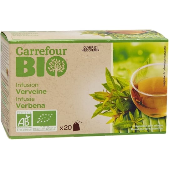 Infusion verveine Bio CARREFOUR BIO